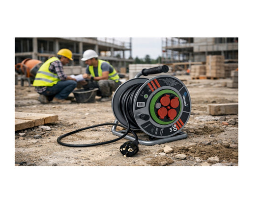 Prelungitor electric pe tambur pentru constructii, 3 x 2.5 mm, 50 m, Ondragon OD4002-4