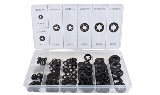 Set garnituri protectie arcuri M3-M12, 260 bucati, Asta Tools A-TC540