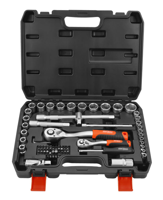 Set unelte cu valiza, 72 bucati, Kraft&Dele KD11355