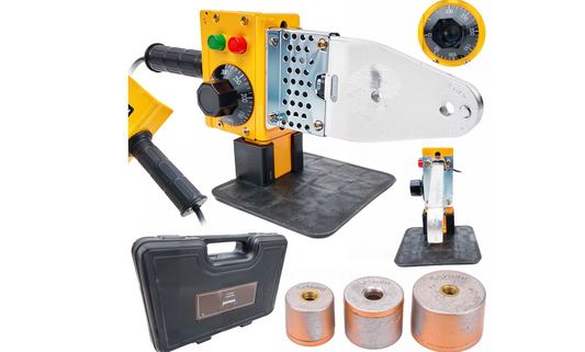 Aparat de sudat tevi PVC PP, 2000 W, 3 matrice, 20-32 mm, Ondragon OD9106