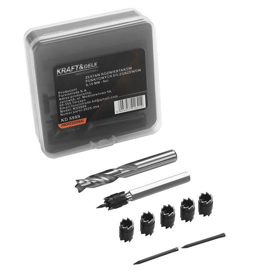 Set alezoare, 9 elemente, Kraft&Dele KD5989