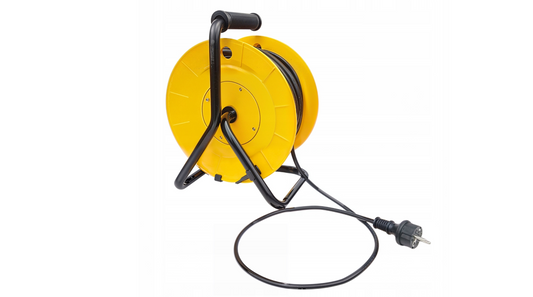 Prelungitor electric pe tambur, 50 m, 4 prize, Ondragon OD1104