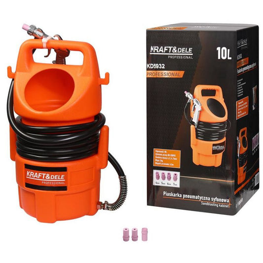Aparat de sablat pneumatic, 10 l, Kraft&Dele KD5932