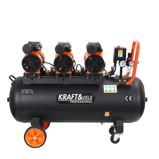 Compresor 100 l, 3 x 1500 W, Kraft&Dele KD1394