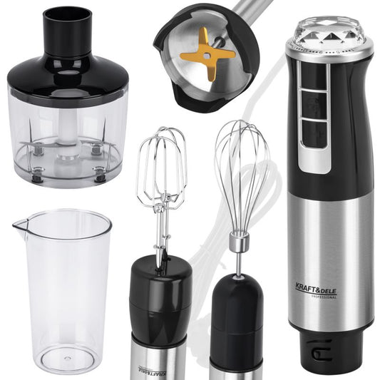Blender electric cu accesorii, 1500 W, Kraft&Dele KD4181