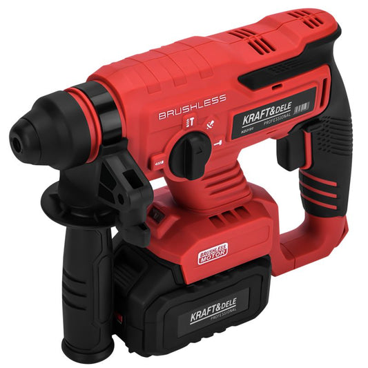 Ciocan rotopercutor cu acumulator, 21 V, 3 J, 2 x 4 Ah, Kraft&Dele KD3191