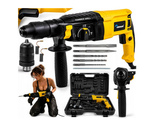 Ciocan rotopercutor SDS+, 2650 W, Ondragon OD5127