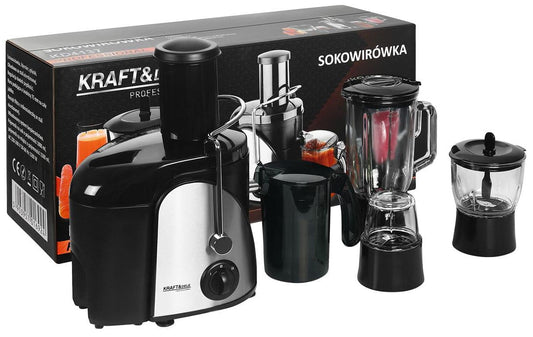 Storcator de fructe cu accesorii, 1500 W, Kraft&Dele KD4137