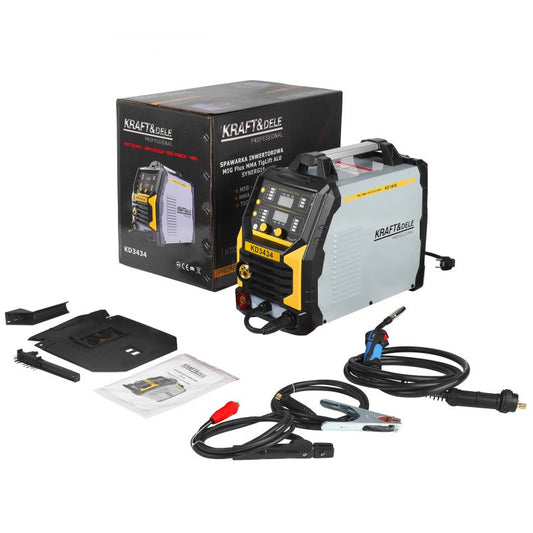 Aparat de sudura tip invertor MIG Flux MMA TigLift, 255 A, Kraft&Dele KD3434