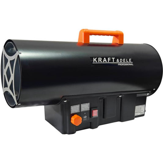 Incalzitor industrial pe gaz cu termostat, 45 kW, Kraft&Dele KD11706