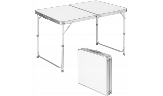 Masa pliabila pentru camping, 120 x 60 cm, alb, Ondragon OD5086