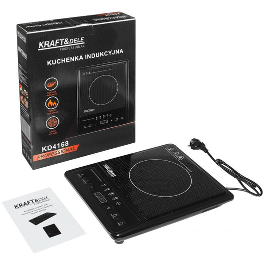 Plita cu inductie, 2000 W, Kraft&Dele KD4168