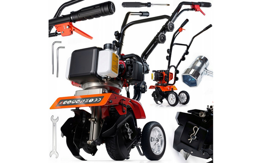 Motocultor pe benzina, 5.2 CP, latime de lucru 300 mm, Ondragon OD9113