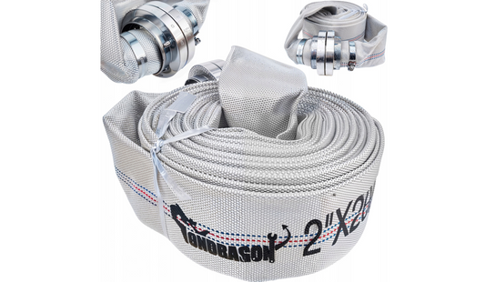 Furtun tip pompier, 2", cuple rapide, 20 m, Ondragon OD1123