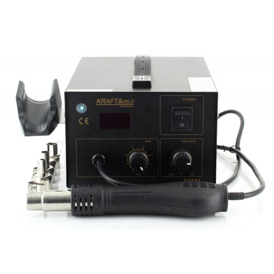 Aparat de lipit plastic 2 in 1 cu 4 duze, Kraft&Dele KD851