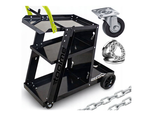 Carucior pentru aparatul de sudura, capacitate maxima 80 kg, Toolme TM210