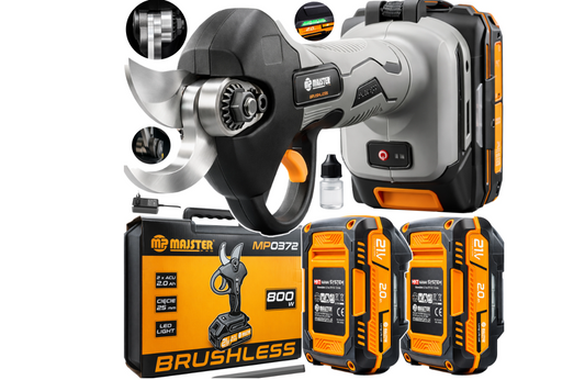 Foarfeca de gradina electrica cu acumulator, 21 V, Majster Polska MP0372