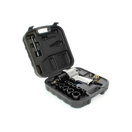 Set cheie pneumatica de impact cu tubulare, 17 piese, Kraft&Dele KD1424