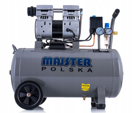 Compresor industrial 50 l, 1500 W, Majster Polska MP0064