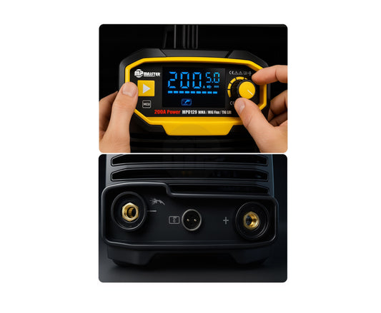 Aparat de sudura tip invertor IGBT MIG MAG FLUX MMA, 200 A, Majster Polska MP0129