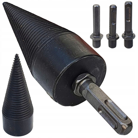 Burghiu conic pentru despicare lemn cu adaptoare, 42 mm, Ondragon OD095