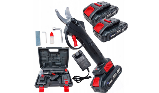 Foarfeca electrica pentru arbusti / ramuri / copaci / gard viu cu acumulator, 48 V, Ondragon OD9122