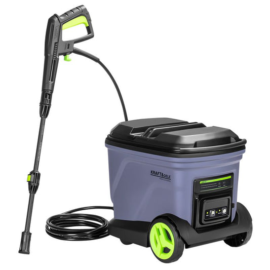 Aparat de spalat cu presiune cu acumulator, rezervor 20 l, 700 W, 42 V, 3000 mAh, 200 bar, Kraft&Dele KD5372