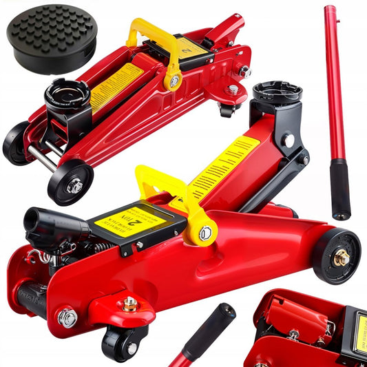 Cric auto hidraulic cu profil redus, 2 T, tampon de cauciuc, Ondragon OD1121