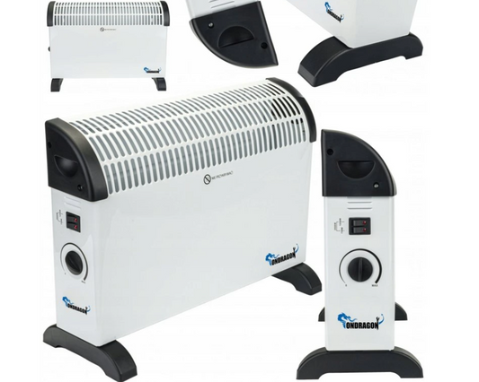 Convector electric Intertek, 2000 W, alb, Ondragon OD090