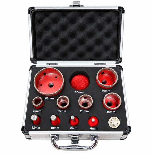 Set carote diamantate 6–68 mm, 11 piese, LEO TOOLS LE226