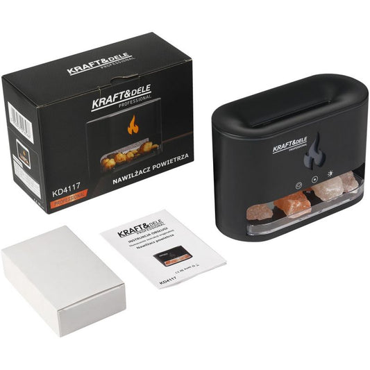 Umidificator de aer cu aromaterapie, capacitate rezervor 250 ml, 10 W, Kraft&Dele KD4117