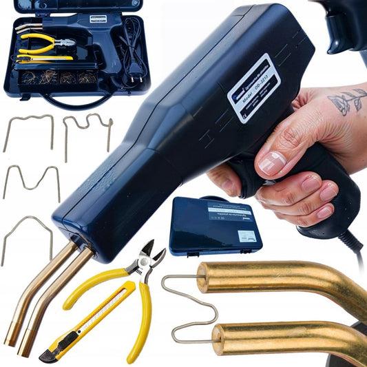 Set pistol de lipit plastic cu capse, 750°C, Ondragon OD2213