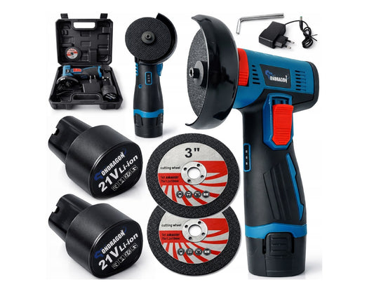 Polizor unghiular cu acumulator, 19500 rpm, 21 V, Ondragon OD4014