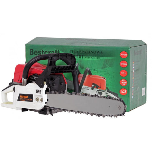 Fierastrau cu lant pe benzina, 2.9 kW, 50 cm, Bestcraft EC181