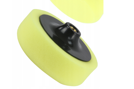 Burete pentru lustruit, 150 mm, filet M14, galben, Majster Polska MP0479