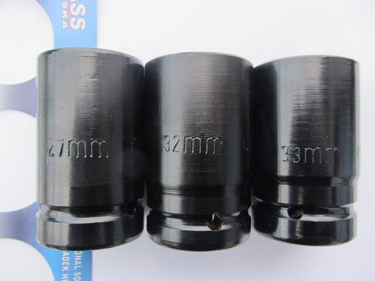 Set tubulare hexagonale, 27-33 mm, 3 bucati, Bass Polska 7576