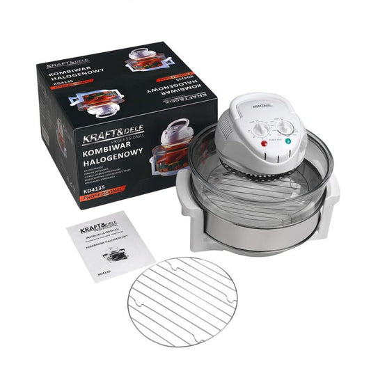 Cuptor cu microunde halogen, 1500 W, 18 l, Kraft&Dele KD4135