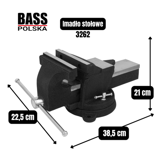 Menghina de banc, 150 mm, Bass Polska 3262