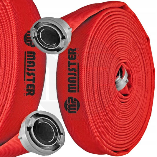 Furtun tip pompier cu cuple rapide 1", 20 m, Majster Polska MP1704