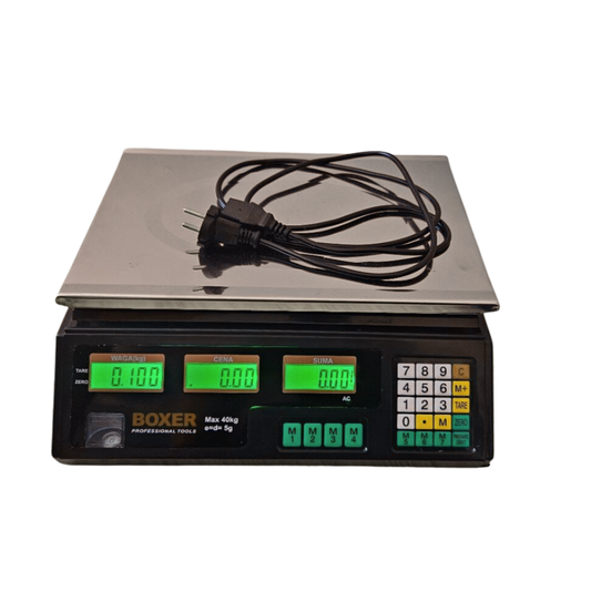 Cantar comercial, capacitate maxima 40 kg, Boxer Tools BX3411