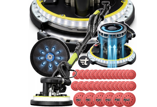 Masina de slefuit tip girafa pentru pereti, 1900 W, Toolme TM250