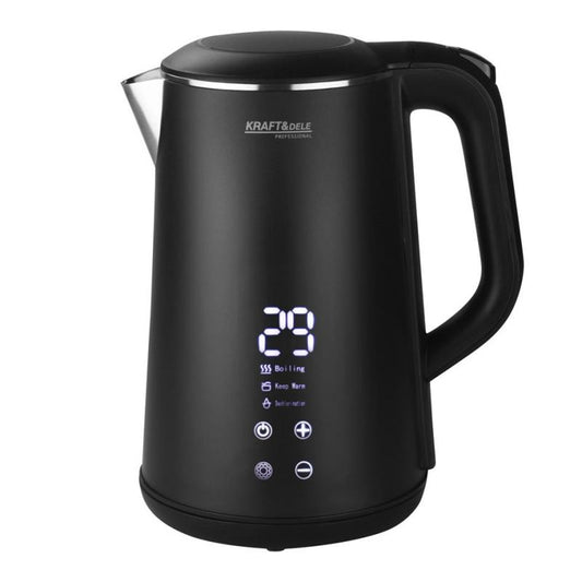 Fierbator electric cu control al temperaturii, 1.6 l, 1500 W, Kraft&Dele KD4105