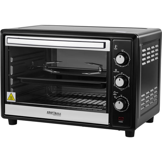 Cuptor electric cu functie de rotisor si accesorii, 45 l, 2000 W, Kraft&Dele KD4134