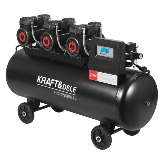 Compresor de aer cu 3 cilindri, 200 l, 750 l / min, Kraft&Dele KD4084