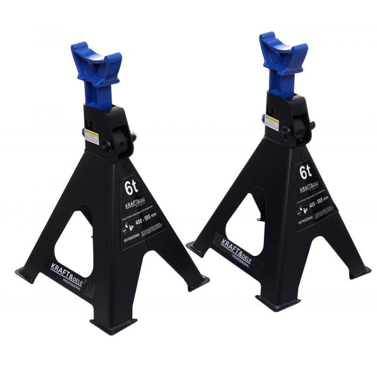 Set capre de sustinere auto, capacitate maxima 6 T, 400-585 mm, Kraft&Dele KD3172