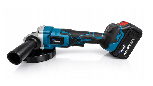 Set masina de gaurit si insurubat, cheie electrica de impact si polizor unghiular cu acumulator 3 in 1, 2 x 36 V, Ondragon OD9138