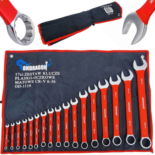 Set chei combinate, 6-36 mm, 17 bucati, Ondragon OD1119