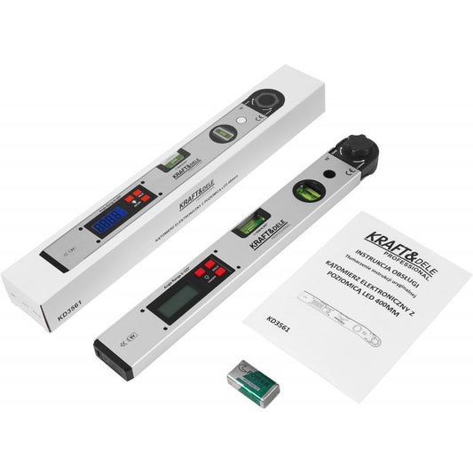 Nivela digitala cu afisaj LCD, 400 mm, Kraft&Dele KD3561