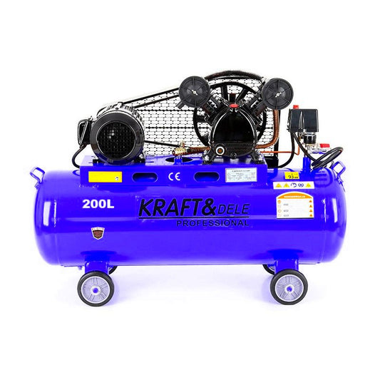 Compresor in 2 pistoane, 200 l, 400 V, Kraft&Dele KD4063