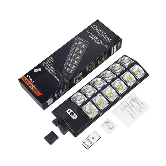 Lampa solara LED cu telecomanda 1700 W, Kraft&Dele KD3481